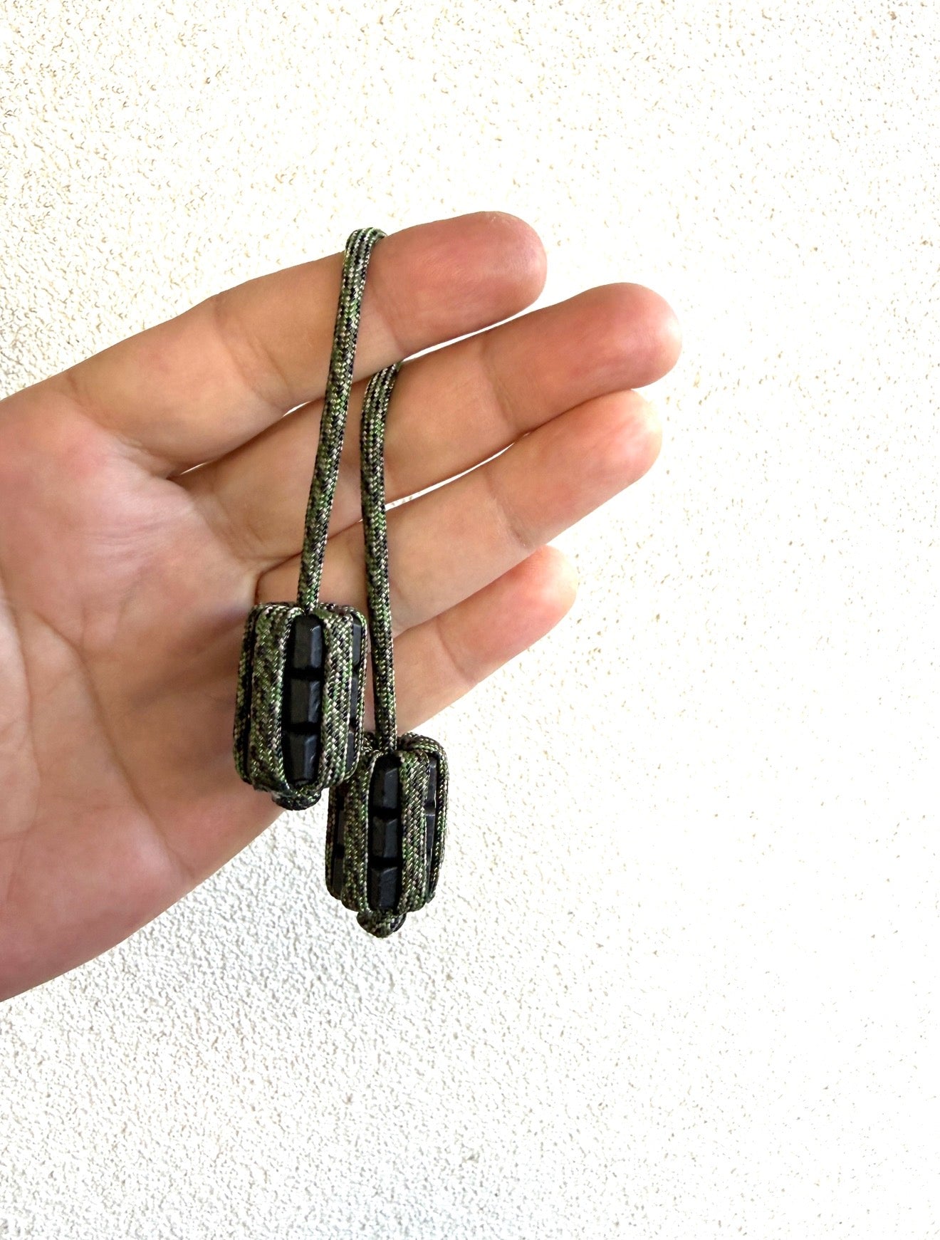 Paracord Wrapped Hex Nut Begleri / Skill Toy